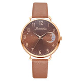 Simple Number Dial Woman Clock