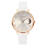 Simple Number Dial Woman Clock
