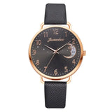 Simple Number Dial Woman Clock
