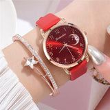 Simple Number Dial Woman Clock