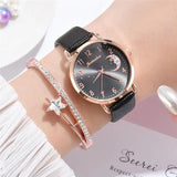 Simple Number Dial Woman Clock