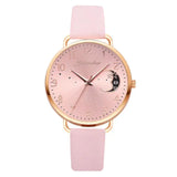 Simple Number Dial Woman Clock