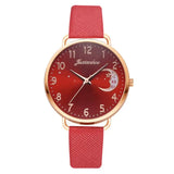 Simple Number Dial Woman Clock