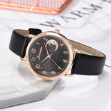 Simple Number Dial Woman Clock