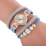 Multi Layer Bracelet Quartz Watch