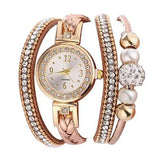 Multi Layer Bracelet Quartz Watch