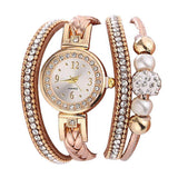 Multi Layer Bracelet Quartz Watch