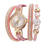 Multi Layer Bracelet Quartz Watch
