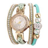 Multi Layer Bracelet Quartz Watch