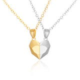 2Pcs Magnetic Heart Couple Necklace