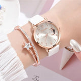 Simple Number Dial Woman Clock