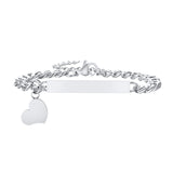 Stainless Steel Heart Bracelet