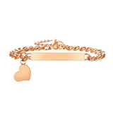 Stainless Steel Heart Bracelet