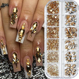 1000pcs Mixed-Size Nail Crystal Manicure Diamond