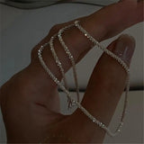 Trending New Fashion Women's Silver Color Necklaces