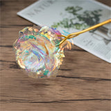 1pcs Artificial Foil Rose Flower