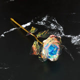 1pcs Artificial Foil Rose Flower