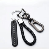 Phone Number Plate Keychain Anti-lost Car.