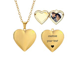 Personalized Picture Necklaces Custom Photo & Text Round