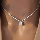 Trending New Fashion Women's Silver Color Necklaces