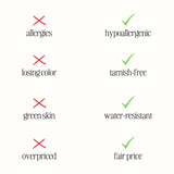 Vlen Gold-plated necklace