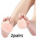 2 Pieces of Non-Slip Forefoot Cushion Pads.