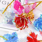 1pcs Artificial Foil Rose Flower