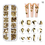 1000pcs Mixed-Size Nail Crystal Manicure Diamond