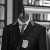 Men's Brown Herringbone Blazer