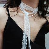 White Lace Necklace