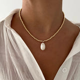 Vlen Gold-plated necklace