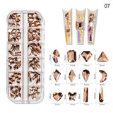 1000pcs Mixed-Size Nail Crystal Manicure Diamond