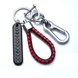 Phone Number Plate Keychain Anti-lost Car.
