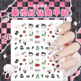 3D Love and Deep space Nail Stickers