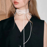 White Lace Necklace