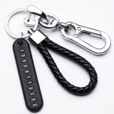 Phone Number Plate Keychain Anti-lost Car.