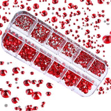 1000pcs Mixed-Size Nail Crystal Manicure Diamond