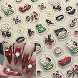 3D Love and Deep space Nail Stickers