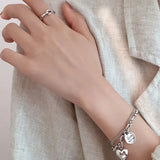925 Sterling Silver Charms Bracelets