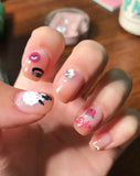 3D Love and Deep space Nail Stickers