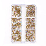 1000pcs Mixed-Size Nail Crystal Manicure Diamond