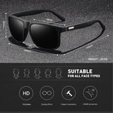 Fashion Unisex Vintage Square Sunglasses