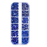1000pcs Mixed-Size Nail Crystal Manicure Diamond