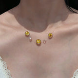 Handmade Glue Dripped Fashion Jewelry