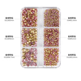 1000pcs Mixed-Size Nail Crystal Manicure Diamond
