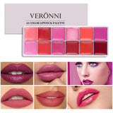 12 Colors Matte Lipstick