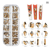 1000pcs Mixed-Size Nail Crystal Manicure Diamond