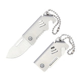 Stainless Steel Sharp Fold Mini Steel Knife Multi-functional Key