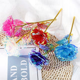 1pcs Artificial Foil Rose Flower