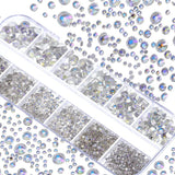 1000pcs Mixed-Size Nail Crystal Manicure Diamond